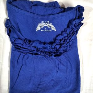 Royal Blue Casual Top At Price 200/-