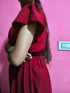 Rust Red Dress