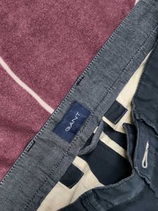 Gant Men's Dark Blue Casual Pants