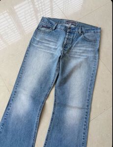Men's Blue Flare Jeans