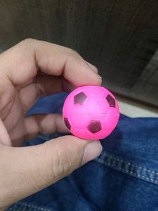 Pink Soccer Ball Stress Toy