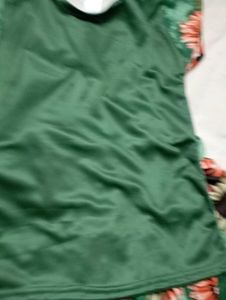 Kids Green Floral Pajama Set