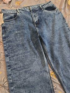 Wide Leg Acid Wash Jeans