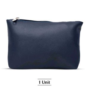 Smytten Multi-Utility Leather Pouch - Blue