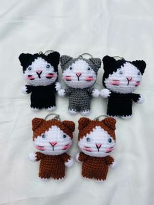 Handmade Crochet Animal Keychains