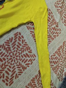 Cute Bunny Yellow Sweater