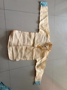 kids Traditional Silk Dhoti Kurta Set