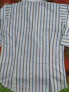 Striped Button-Up Shirt