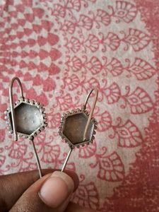 Unique Geometric Enamel bugadi Earrings