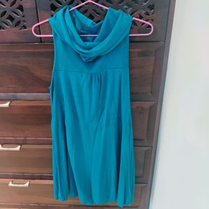 Very Beautiful Cowl neck Party dress Satin