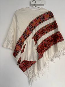 White Poncho( Never Used)