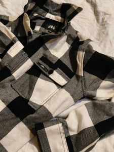 Zara Checkered Flannel Shirt