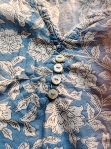 Floral Print Kurta