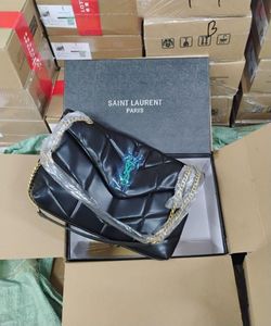 Saint Laurent Black Leather Shoulder Bag