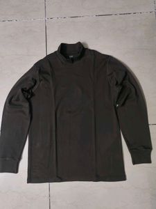 Uniqlo Brown Long Sleeve Tee with Turtle neck