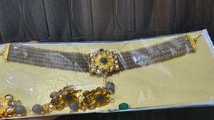 Necklace Set With Earrings And Maangtika