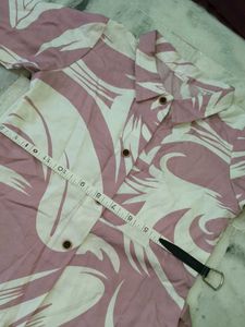 #cool &amp; comfort Pink &amp; White Floral प्रिंट कुर्ती