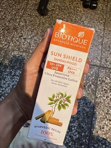 Biotique Sun Shield Sandalwood Sunscreen Lotion