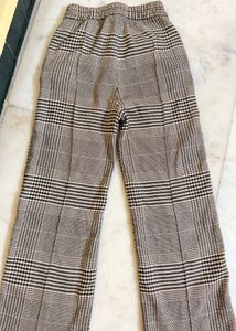 Stylish Plaid Wide-Leg Pants