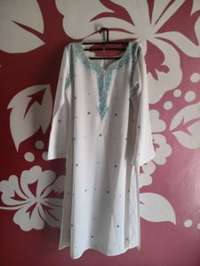 Cyan Color Kurta Set