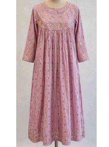 Beautiful Embroidered Pink Kurta