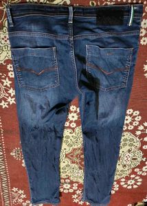 Park Avenue Men's Blue Denim Jeans