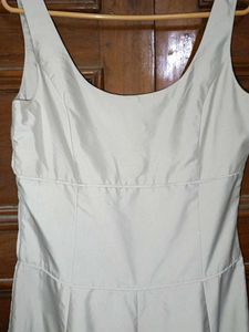 Branded Satin (Estelle)New Grey Dress With Tag
