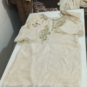 Elegant Embroidered Kurta Set