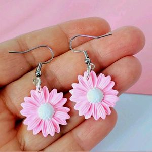 2 Earrings Combo Sunflower &amp; Daisy