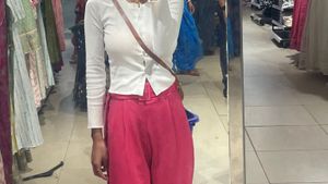 Vibrant Pink Wide-Leg Pants