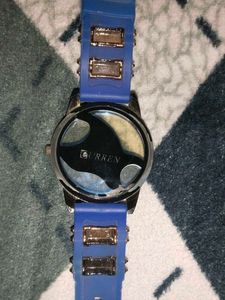 Curren Quartz Watch - Blue Accent