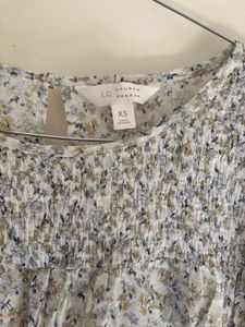 Floral Smocked Long Sleeve Blouse