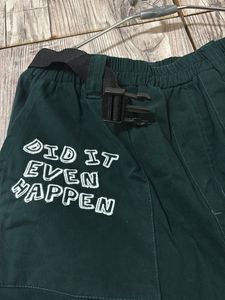 Stylish Dark Green Cargo Pants
