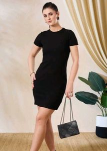 Classic Black Bodycon Dress