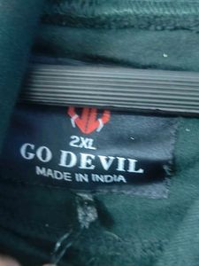 Go Devil Green Graphic Hoodie