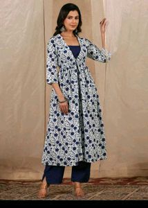 4 sets...Rangdeep Women Floral A-Line Kurta with P