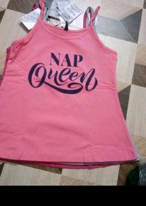 4-6 year Comfortable Sleep Tank Tops Set