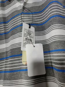 Grey Stripes Polo T-Shirt ( Men)