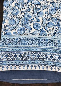 Blue Floral Palazzo Pants