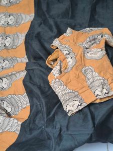 Unique Kalamkari Saree