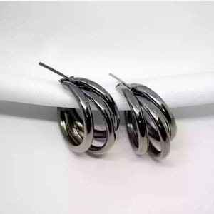 Elegant Triple Loop Hoop Earrings