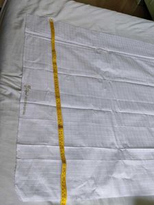 White Dress Material Fabric