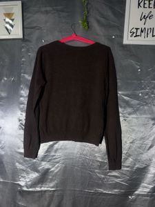 H&amp;M Classic Brown Button-Up Cardigan