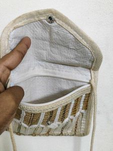 Vintage Embroidered Sling Bag