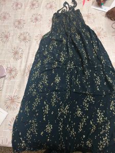Beautiful sleeveless one piece in free size