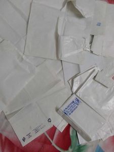 white shopping bags