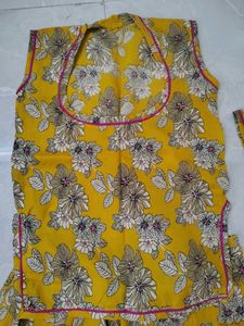 Yellow Floral Lehenga Choli Set