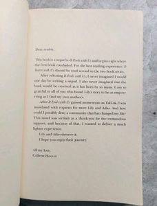 It Starts With Us by Colleen Hoover