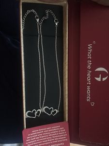 Heart Pendant Necklace Set
