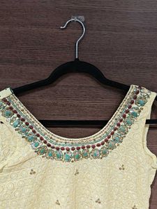 Designer Yellow Kurta Set
